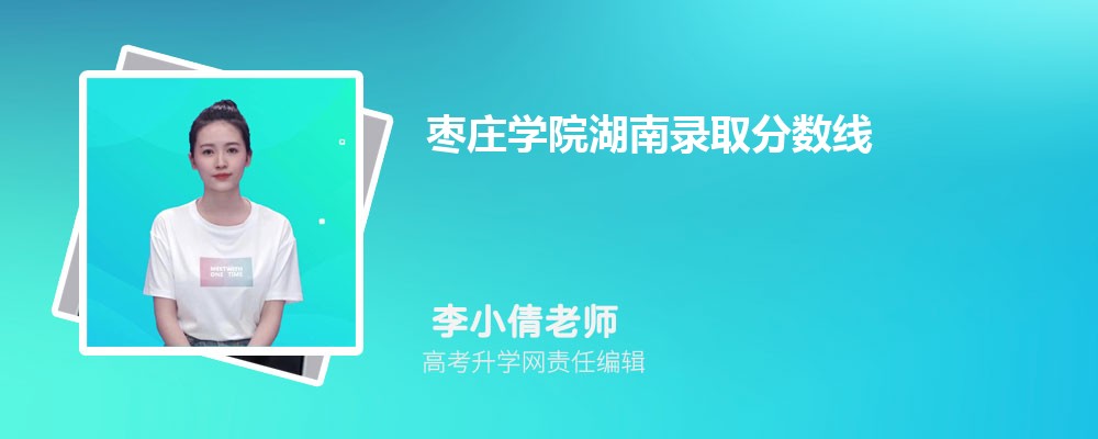 枣庄学院湖南录取分数线及招生人数 附2022-2020最低位次排名