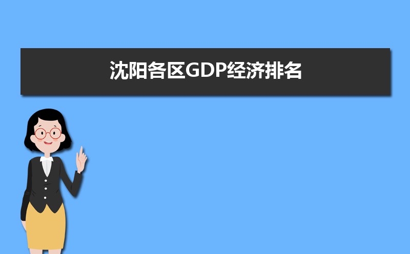 2024年沈阳各区GDP经济排名,沈阳各区排名