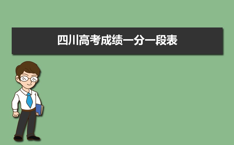 2021四川高考成绩一分一段表,附成绩排名及同分数人数