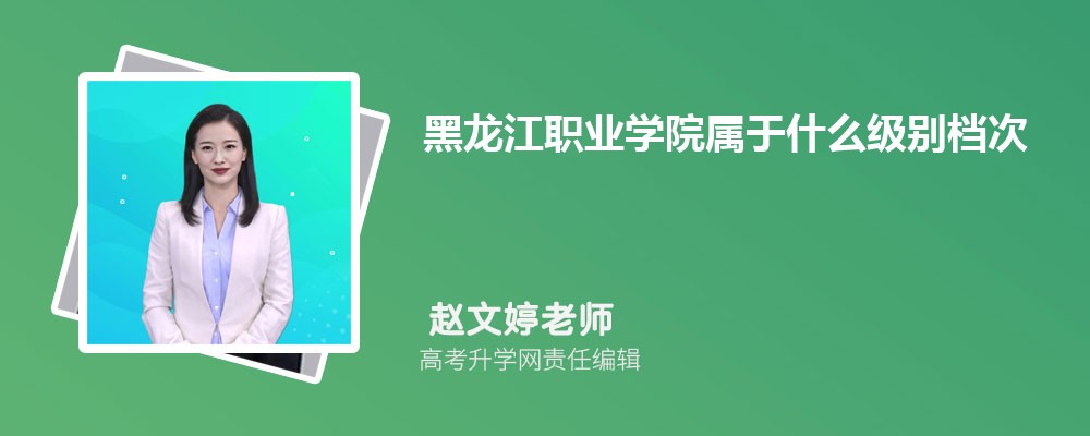 黑龍江職業(yè)學(xué)院屬于什么級(jí)別檔次?(算什么水平級(jí)別的單位) 黑龍江職業(yè)學(xué)院屬于什么級(jí)別檔次?(算什么水平級(jí)別的單位)